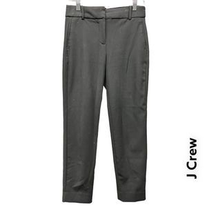 💖 J CREW '365 Cameron' straight leg black plain front pants + size 4